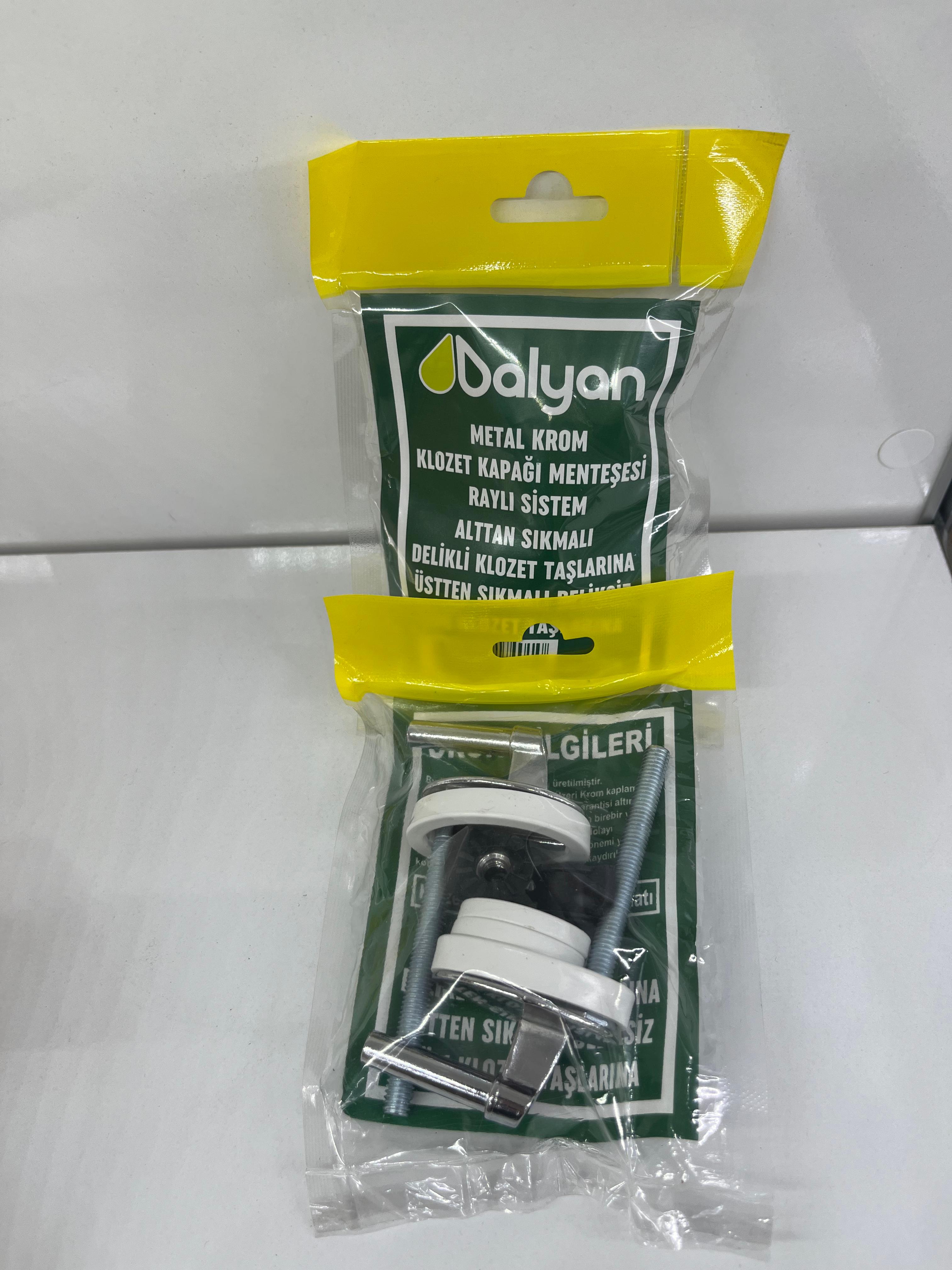 DALYAN ALTTAN SIKMALI METAL KLOZET KAPAK VİDASI  KL:125